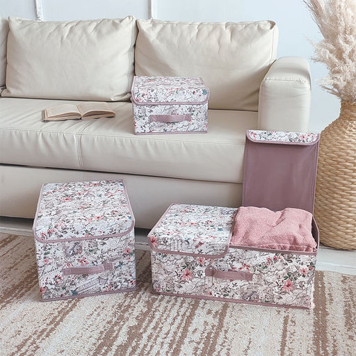 Короб стеллажный с крышкой, большой, 30*40*25 см, JARDIN, шт - Valiant фото 12