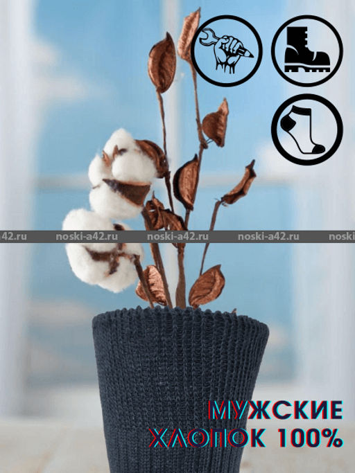 Цена за 10 пар. Киреевские носки+ мужские с-19 29  фото 27