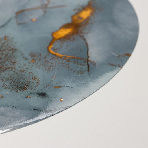 Цена за 12 шт. Салфетка сервировочная на стол Камень, d=38 см, цвет серый - Simaland фото 3