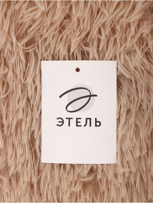 Ковер с ворсом Этель, d=120 см, бежевый  фото 4