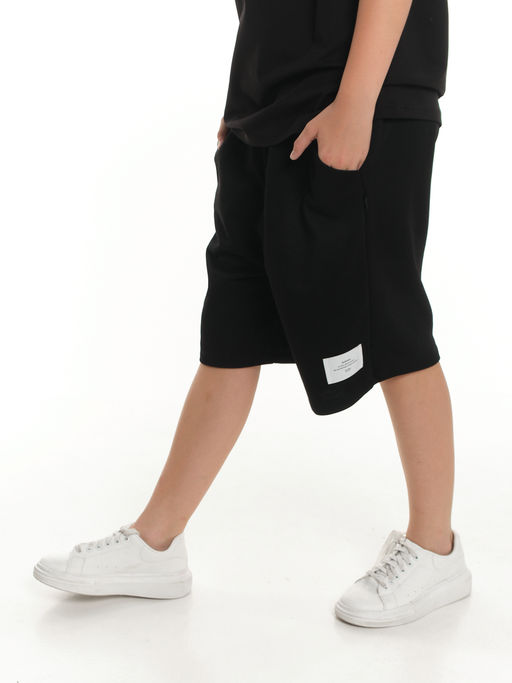 Шорты Багги Бермуды для мальчика 22-6979 черный - Mini maxi фото 6
