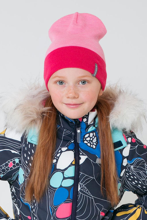 Crockid _ КВ 20177/21ш/ярко-розовый,барби шапка дет