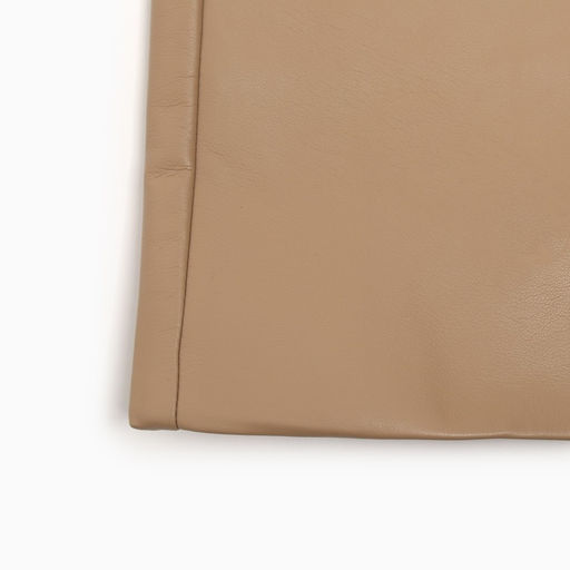 Пиджак женский (экокожа) MINAKU: Eco leather, цвет бежевый, размер 42-44