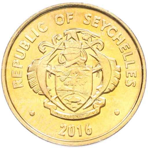 Монета 5 центов 2016 года Сейшелы