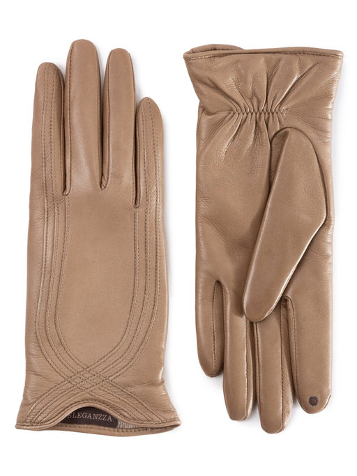 Перчатки женские ш+каш. TOUCH F-IS2521 taupe - Eleganzza фото 2