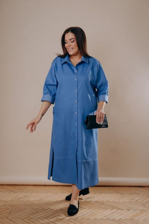 Платье Luxury Moda 1407 голубой