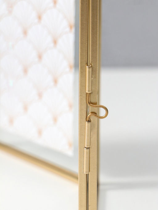 Фоторамка металл 9х13 см "Сухоцветы" 1,6х11х16 см