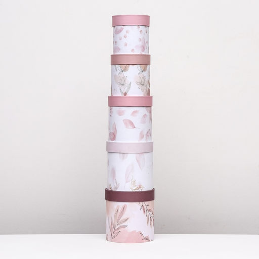 Набор шляпных коробок 5 в1 Легкость, 20 х 20 - 15 х 15 см - Simaland фото 3