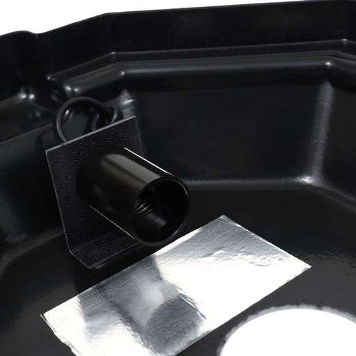 Аквариум "Восьмигранный" с крышкой, 24 литра, 25 х 25 х 45/50 см, беленый дуб