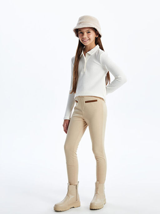 Beli Lastikli K?z ?ocuk Tayt - Waikiki фото 4