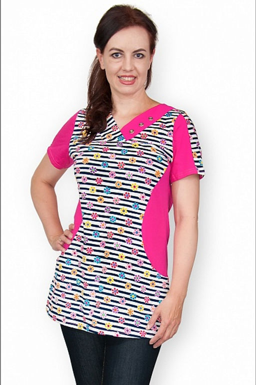 Туника трикотажная с карманами (257-8)