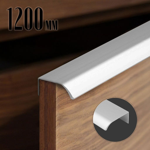 Ручка торцевая CAPPIO RT002CP, L=1200 мм, м/о 960 мм, цвет матовый хром