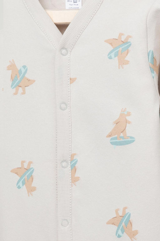 К 6025/бежевый,серфинг комбинезон (слип) яс - Crockid фото 2