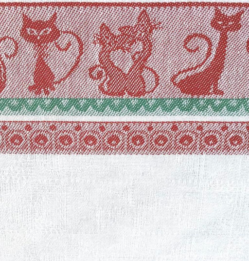 Комплект полотенец 50*70 см, 2 шт., 100% лён (Коты, вид 2) - Ивановотекстиль фото 5