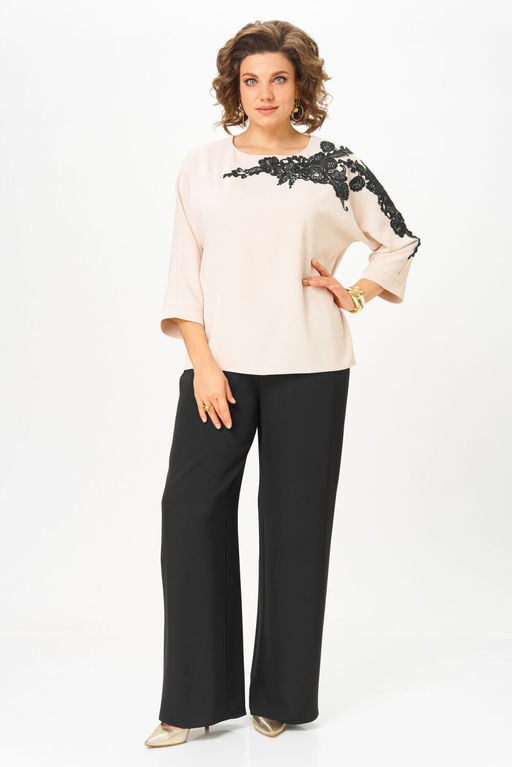 Костюм Rumoda 2278 бежевый, черный