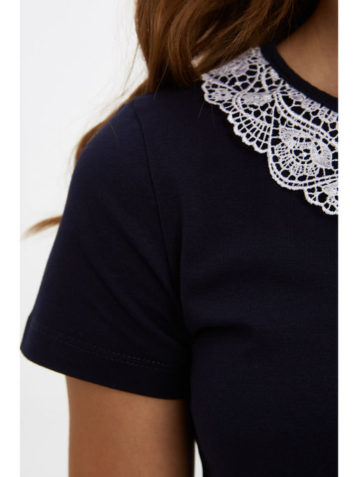 Блузка темно-синий 181230510б - Nota bene фото 6