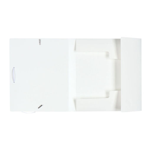 Папка на резинке А5, 500 мкм, Calligrata, корешок 15 мм, до 100 листов, белая