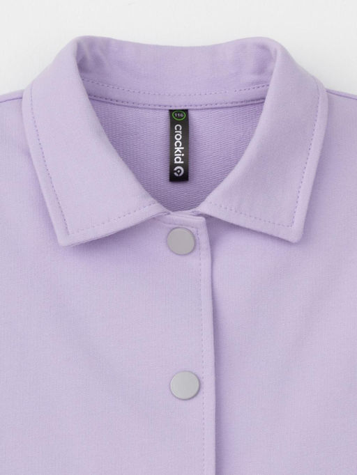 КР 302677-1/пастельно-лиловый рубашка для дев