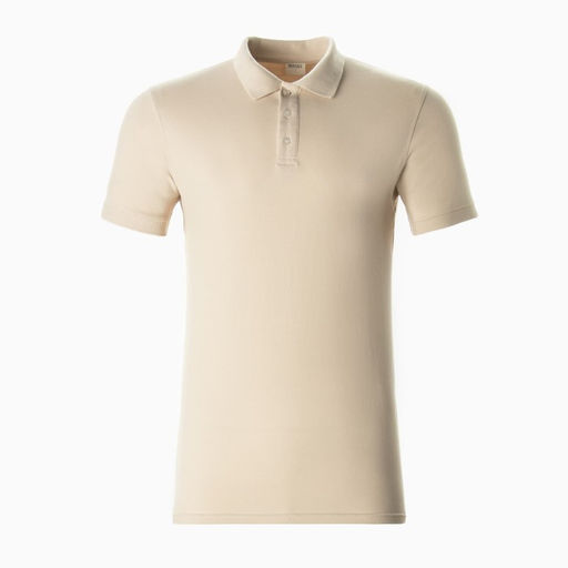 Футболка поло мужская MINAKU REGULAR FIT: бежевая, р-р 54