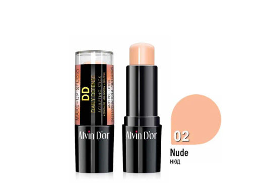 Alvin Dor /PS-1-02/ Стик корректор DD 3 х1 daily defence 9гр. (тон 02 нюд). 3