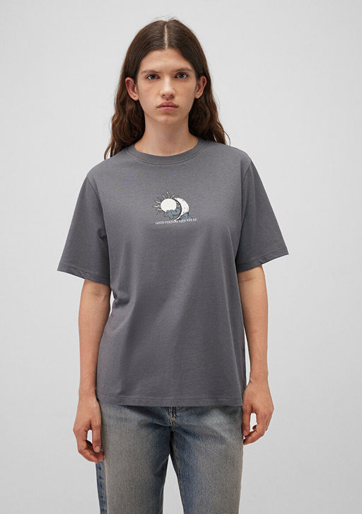 Bask?l? Lacivert Tisort - Mavi фото 3