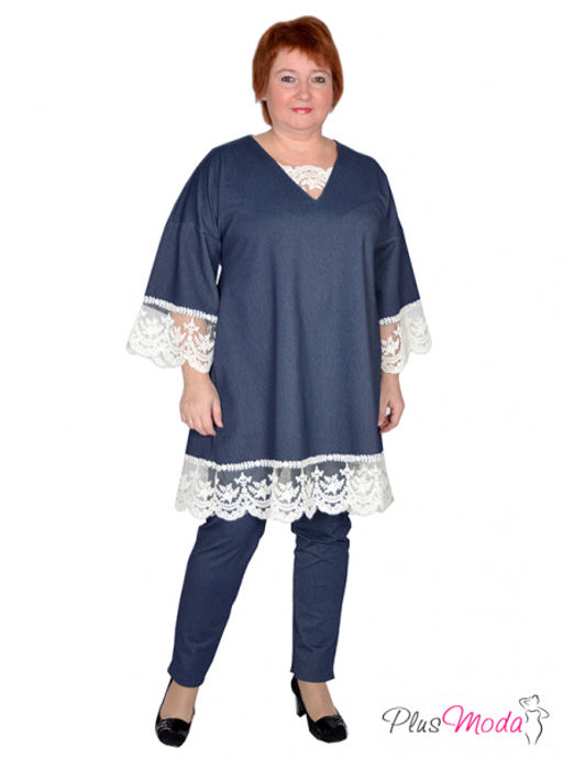 Туника Модель №384 размеры 44-80 - Plusmoda фото 6