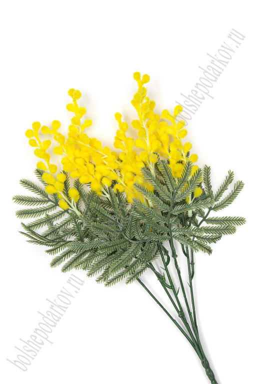 Веточка декоративная 36 см "Мимоза (SF-8123)