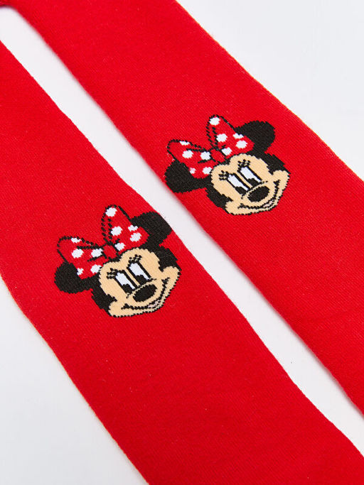 Minnie Mouse Desenli K?z Bebek K?lotlu ?orap 2li - Waikiki фото 3