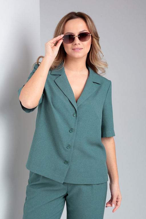 Костюм Liona Style 857 изумруд  фото 2