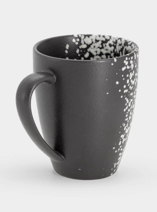 Кружка, 400 мл, фарфор P, черная, в белую крапинку, Caviar Galaxy - Maxwell & Williams фото 4