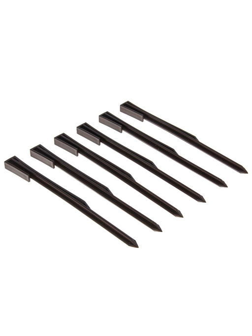 Колышки для бордюрной ленты, h=40 см, набор 10 шт., коричневый, Greengo фото 4