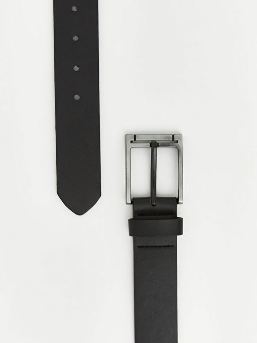 Deri G?r?n?ml? Erkek Kemer