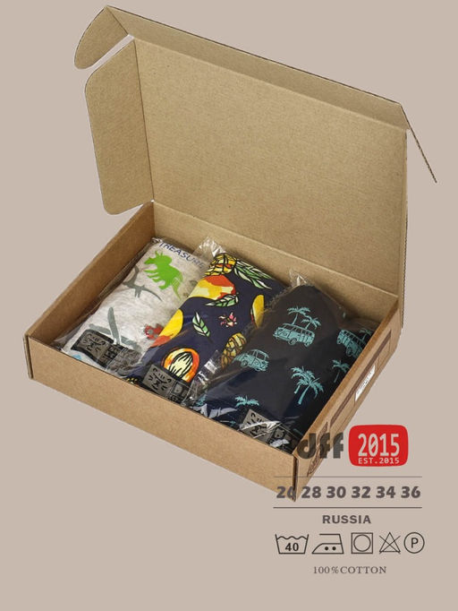 Комплект трусов для мальчика 3 шт. dff Тр 3000/12,15,17 Размер 34 - Sergio valentini фото 6