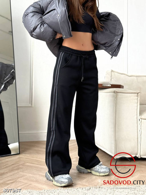 утепленные штаны на велюре - Bruno фото 3