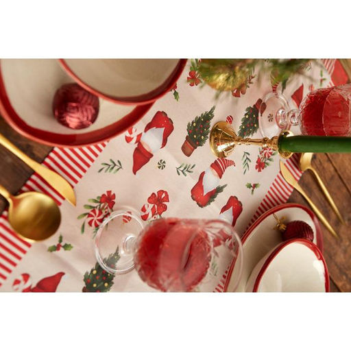 Дорожка на стол новогодняя Этель Santa Claus 30х70 +/- 5 см, 100% хл, саржа 190 гр/м2  фото 2