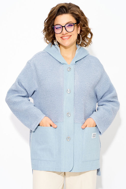 Костюм Liliana 1515/1507 голубой+экрю  фото 9