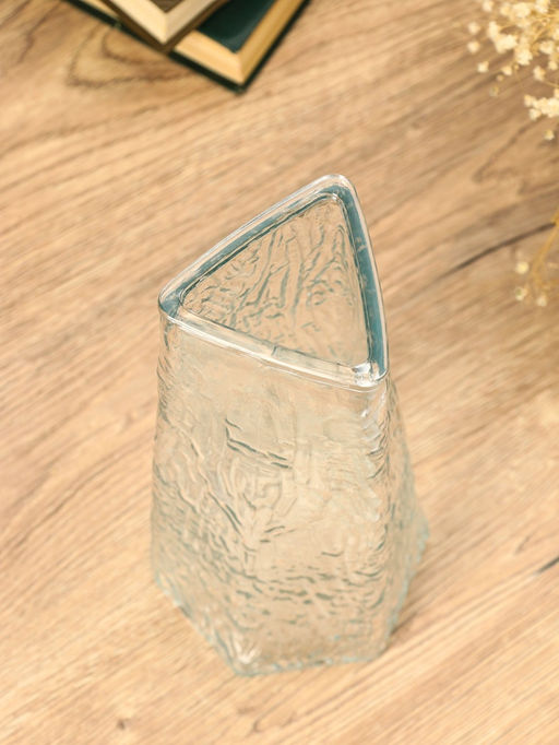 Ваза «Джойс», 24×11×7.5 см, стекло, прозрачная
