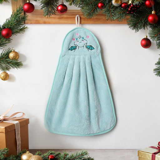 Салфетка декоративная Доляна Дракоша 25х34 см, 280 г/м2, микрофибра, 100% п/э  фото 5