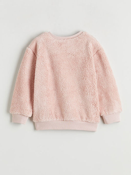 Kalp Nak??l? K?z ?ocuk Pel?? Sweatshirt