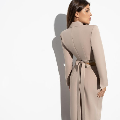 Жакет на запах Стильная сенсация (beige) - Charutti фото 5