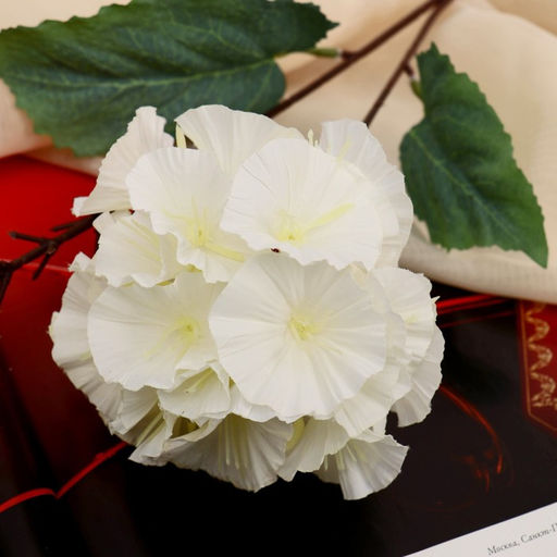 Цветы искусственные «Гортензия Розита», h=60 см, белые