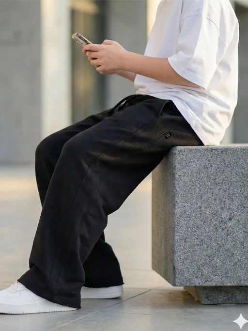 Стильные брюки для мальчика 22-7649 черный