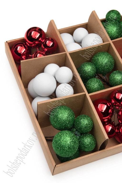 Набор шаров на проволоке (54шт) SF-8007, микс №5 - Больше подарков фото 4