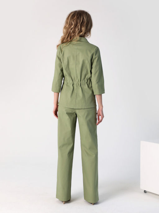 25226 Жакет оливковый