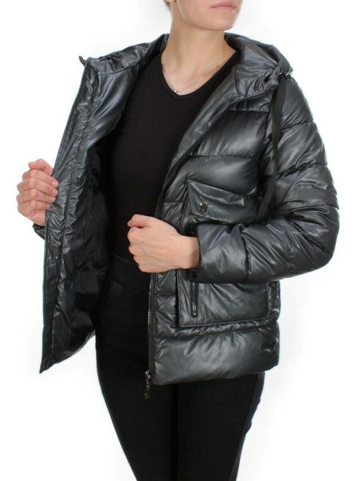 8063 DARK GRAY Куртка демисезонная женская (130 гр. синтепон) - Fashion фото 8