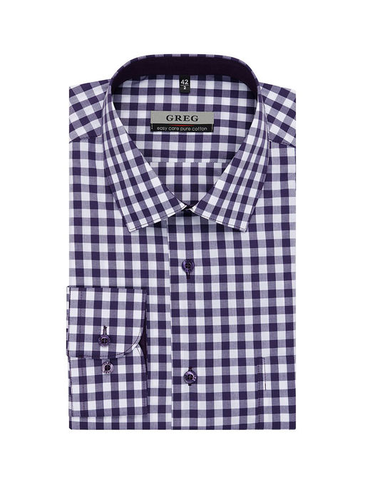 Сорочка мужская длинный рукав GREG 715/211/6184/1