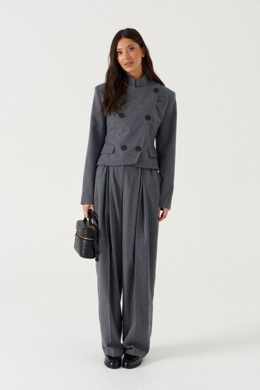 Жакет Annete А5636 серый фото 4