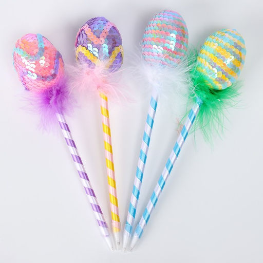 Цена за 12 шт. Ручка Яичко, синие чернила, МИКС - Simaland фото 5