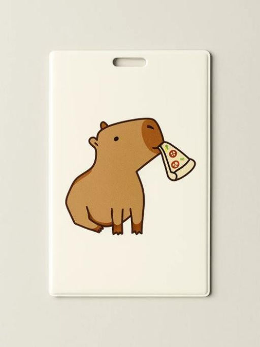 Держатель для карт Capybara pizza (6,5 х 10,4 см)