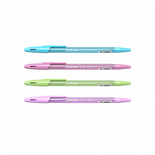Цена за 50 шт. Ручка шариковая ErichKrause R-301 Stick Spring 0.7, цвет чернил синий (в коробке по 50 шт.)  фото 2